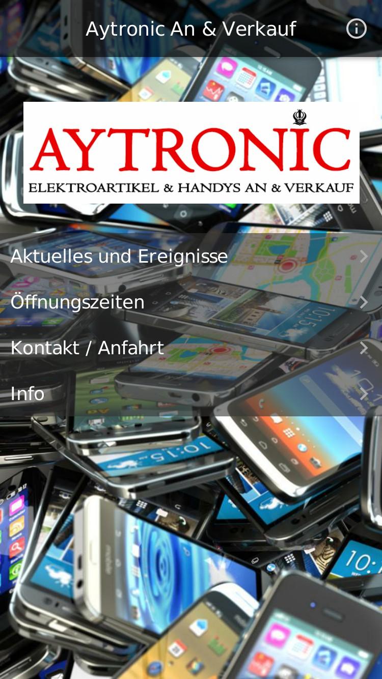 Android application Aytronic An und Verkauf screenshort