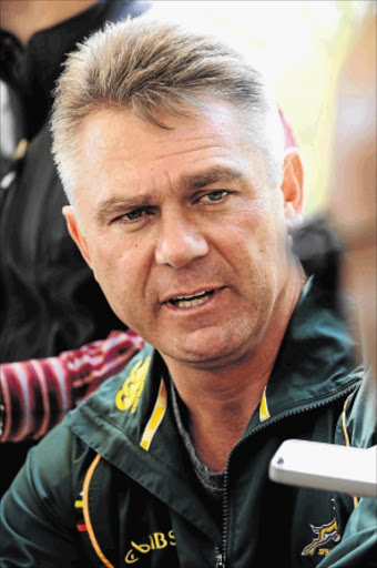 WARY: Springbok Coach Heyneke Meyer photo: gallo images