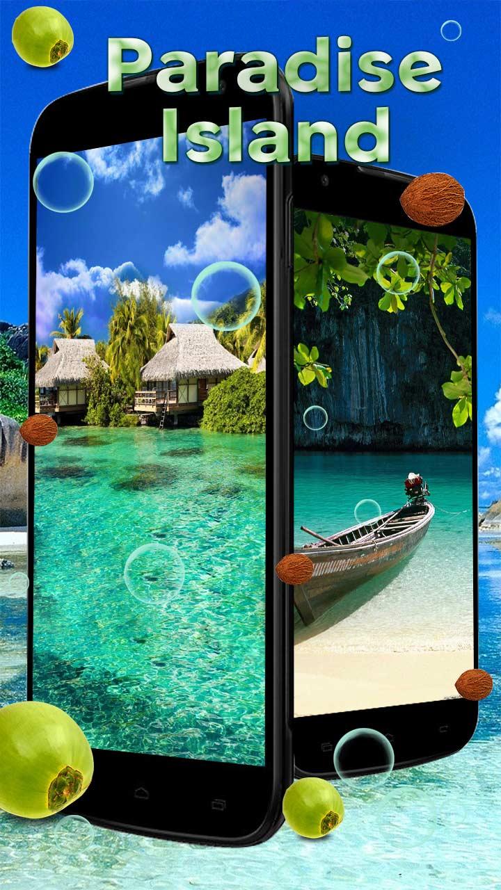 Android application Quiet peaceful island HD live screenshort