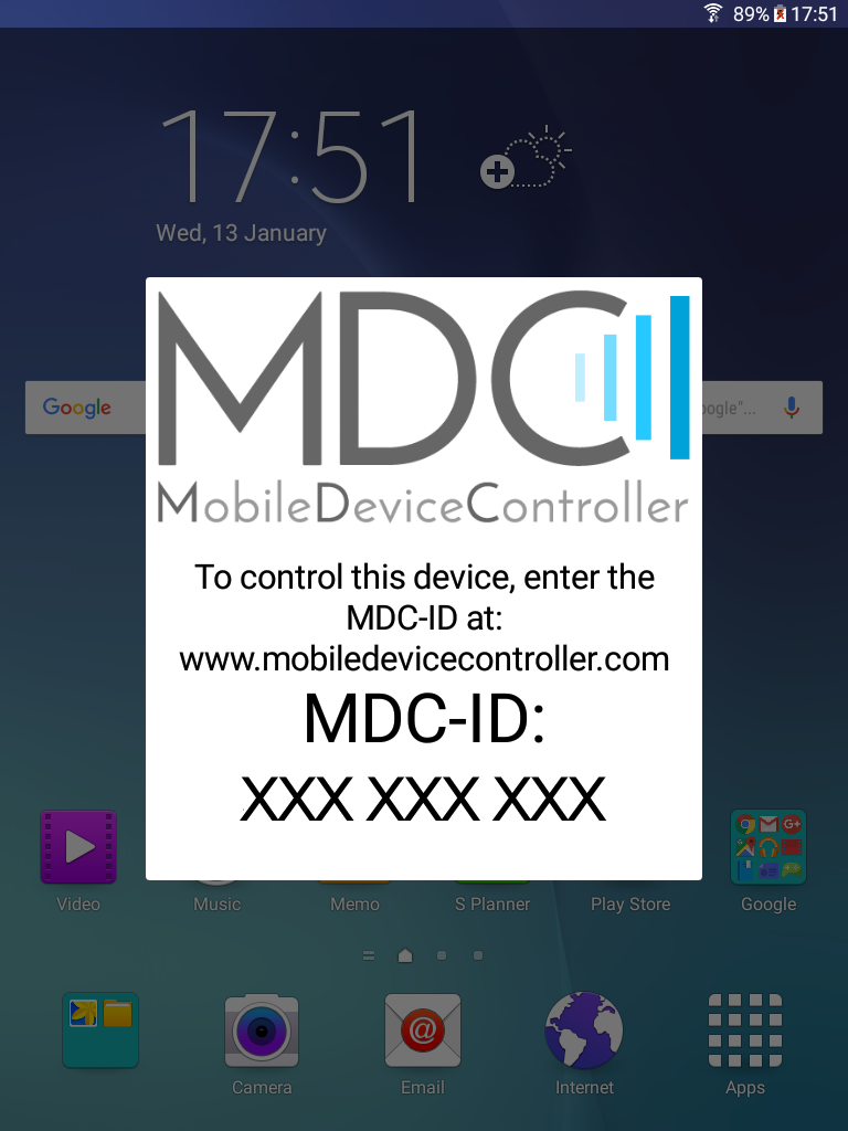 Android application MDM Mobile Device Controller screenshort