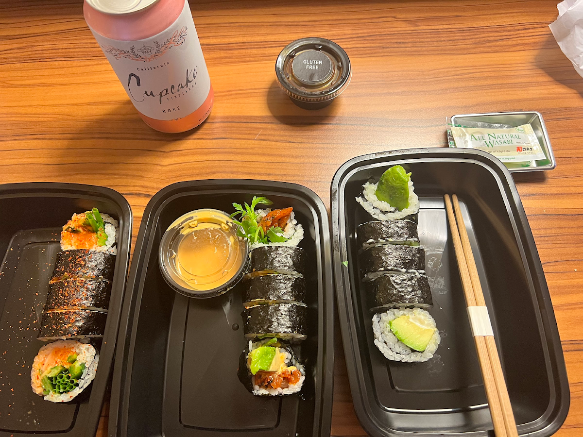 Gluten-Free Sushi at Sushi-san