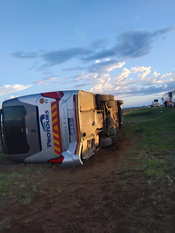 A group of pupils are undergoing medical checkups after a bus accident in the Northern Cape on Sunday while returning from an athletics event.