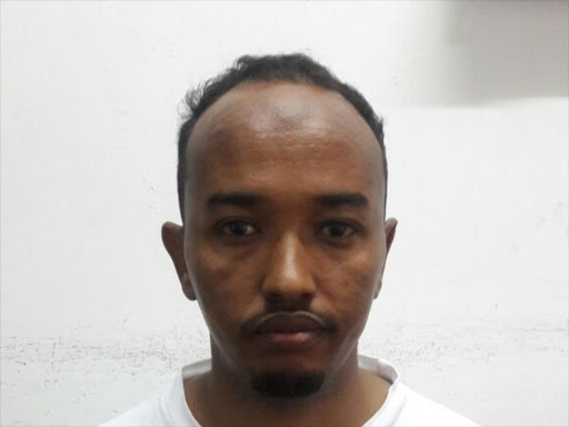 Abdulrazak Abdulnuur was arrested by anti-terror police in Malindi after allegedly trying to join an ISIS cell in Somalia, August 29, 2016 /COURTESY