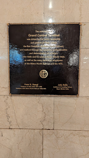 The restoration of Grand Central Terminal was driven by the vision, leadership and passion of Peter Stangl, the first President of Metro-North Railroad, and realized through the creativity,...
