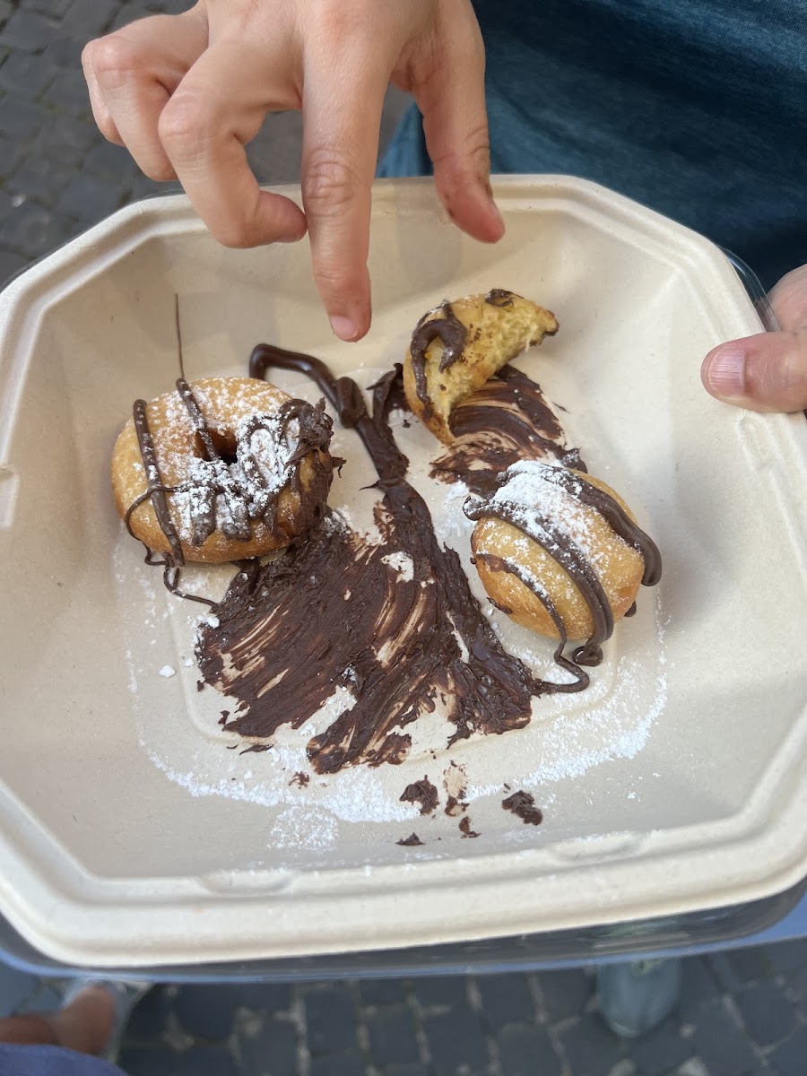 Fried mini donuts