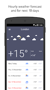 Yandex.Weather screenshot for Android