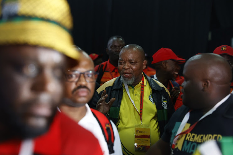 COSATU delegates on Monday refused to be addressed by ANC chairperson Gwede Mantashe.