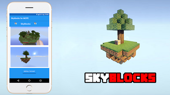 How to get SkyBlock Island Survival Map for MCPE patch 1.0 apk for pc