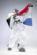 Mandla Maseko is kitted out for his space adventure.