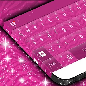 Download Pink Zebra Keyboard Theme For PC Windows and Mac