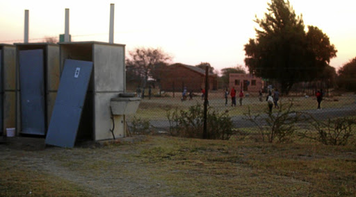 Lefisoane clinic in Mpumalanga has three pit toilets.