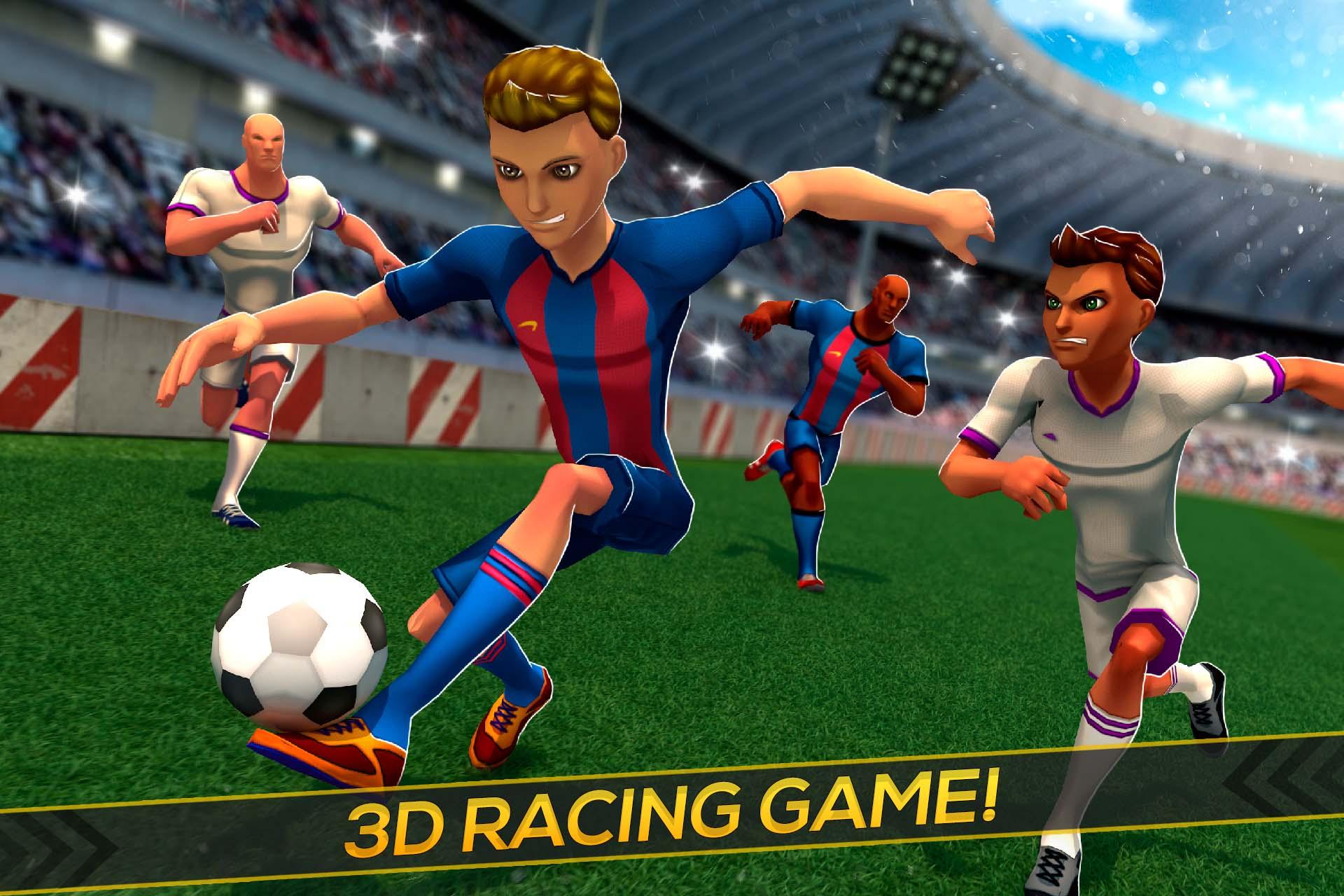 Android application Soccer Run Barselona Madriz screenshort
