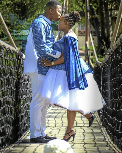 Mmapaseka and Kabelo Moiloanyane celebrate their love