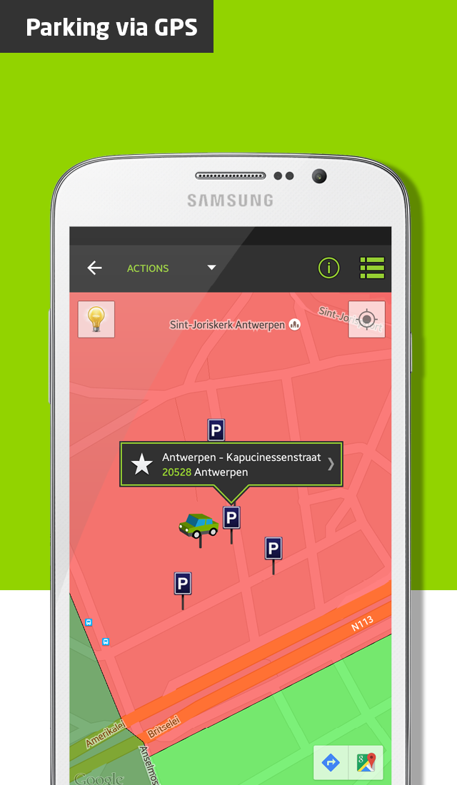 Android application Parkmobile screenshort