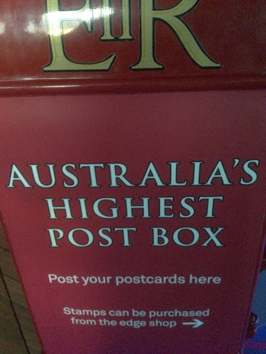 On the top of Australia’s highest building, the Eureka Skydeck (nearly 300 m tall, 91 floors), is Australia’s highest post box. From here you can send letters all across the world. There is a...