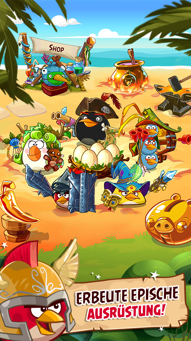 Android application Angry Birds Epic RPG screenshort