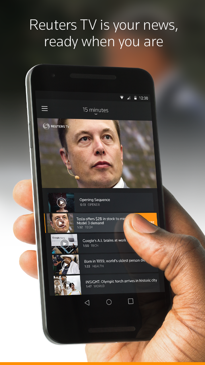 Android application Reuters TV: Video News screenshort