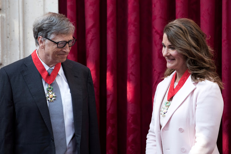 Bill Gates and Melinda Gates said on Monday that they have decided to divorce, unnerving the philanthropic world. File picture.