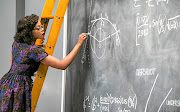 Taraji P Henson as mathematician Katherine Johnson  in 'Hidden Figures'.