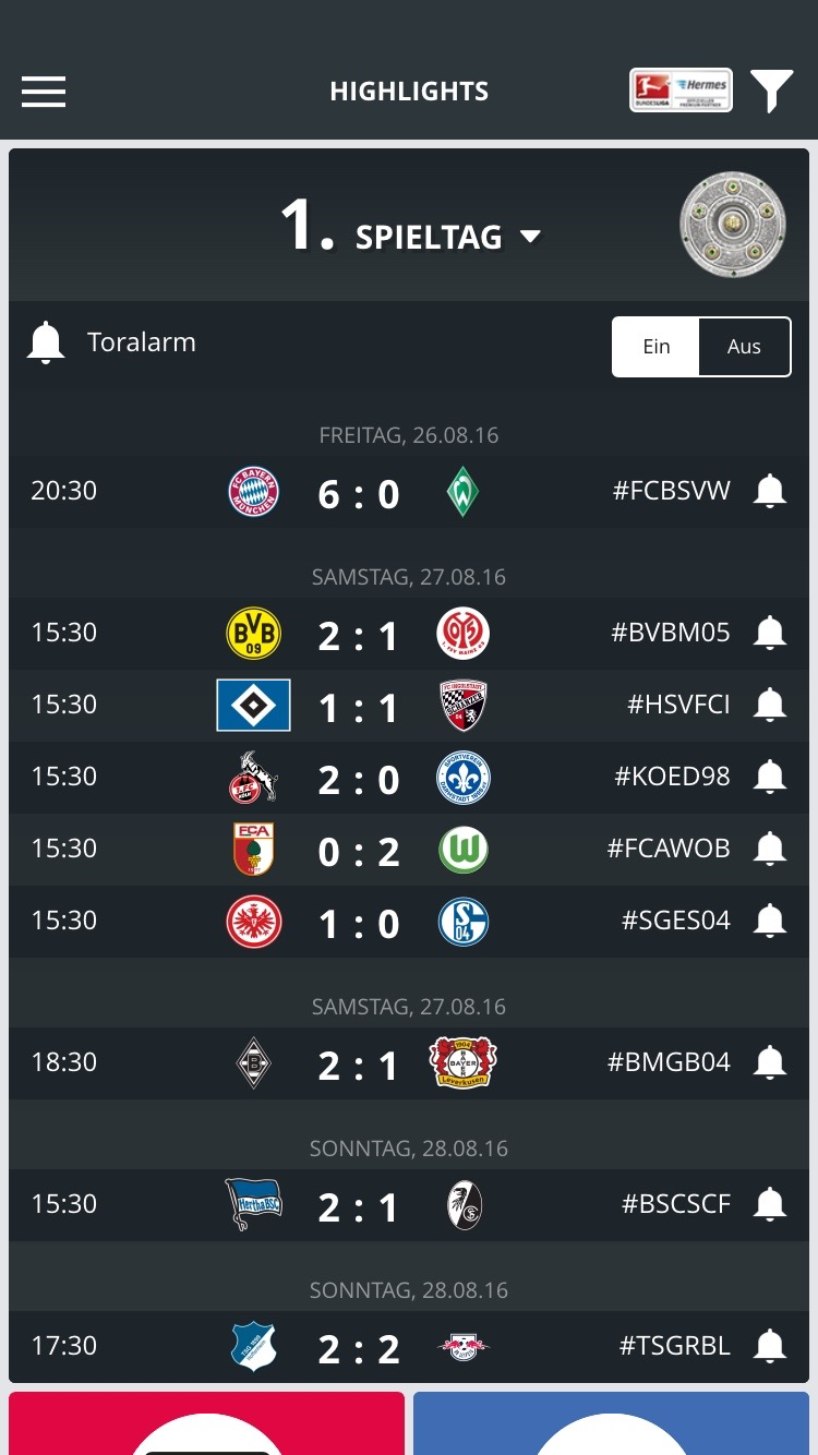 Android application Hermes Bundesliga-Facts screenshort