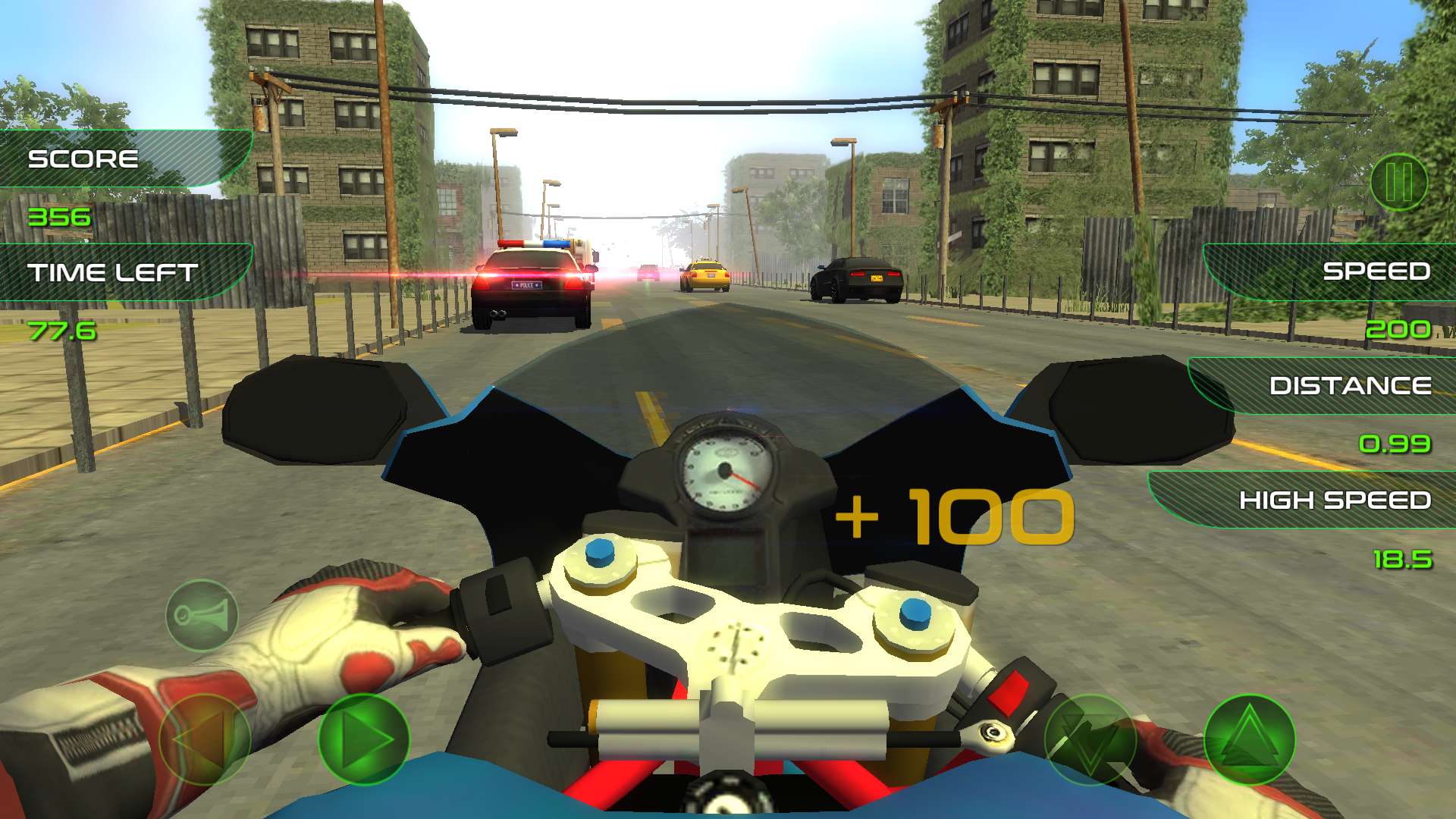 Android application Fast Motorcycle Rider screenshort