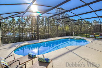 Scenic view from the private pool deck of this Aviana villa in Davenport