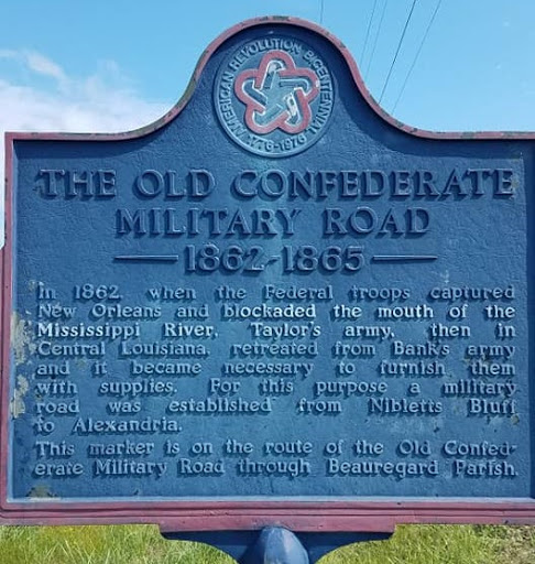 The Old Confederate Military Road 1862-1865 in 1862, when the Federal troops captured New Orleans and blockaded the mouth of the Mississippi River. Taylor's army, then in Central Louisiana,...