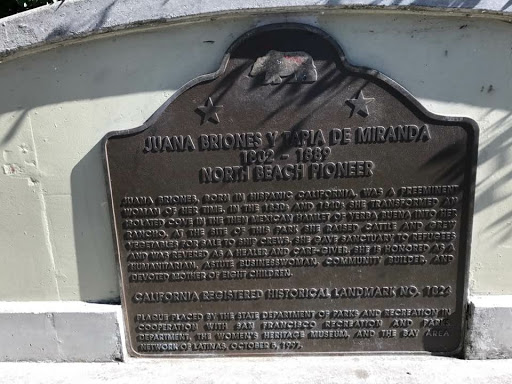 JUANA BRIONES, BORN IN HISPANIC CALIFORNIA, WAS A PREEMINENT WOMAN OF HER TIME. IN THE 1830S AND 1840S SHE TRANSFORMED AN ISOLATED COVE IN THE THEN MEXICAN HAMLET OF YERBA BUENA INTO HER RANCHO....