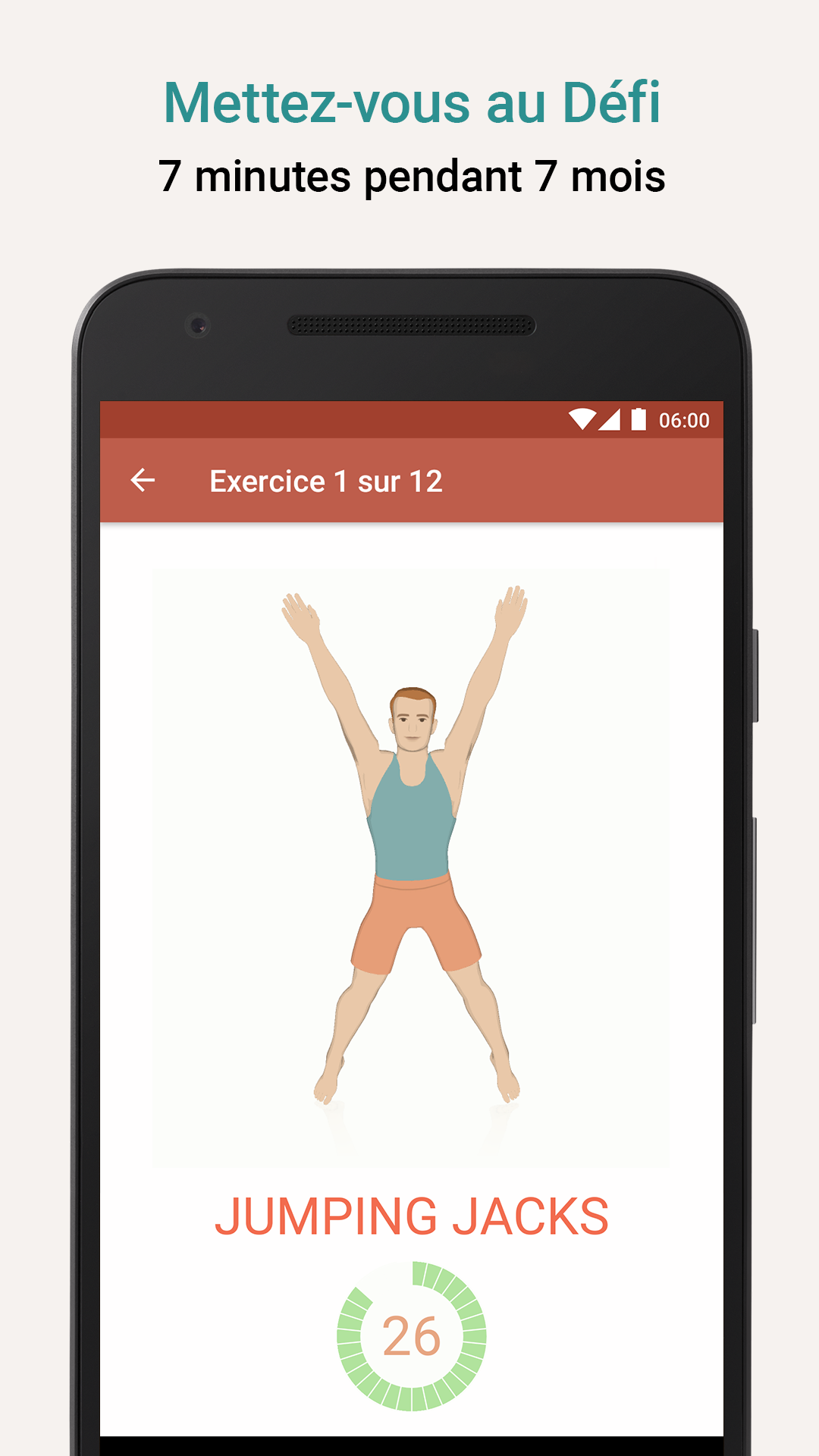 Android application Seven - 7 Minute Workout screenshort