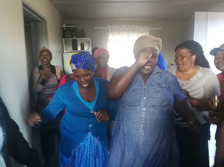 Gogo Nelisiwe Khoza dances with joy in her new home that was gifted to her by the City of uMhlathuze as part of their Mandela Day celebrations on July 18, 2018.