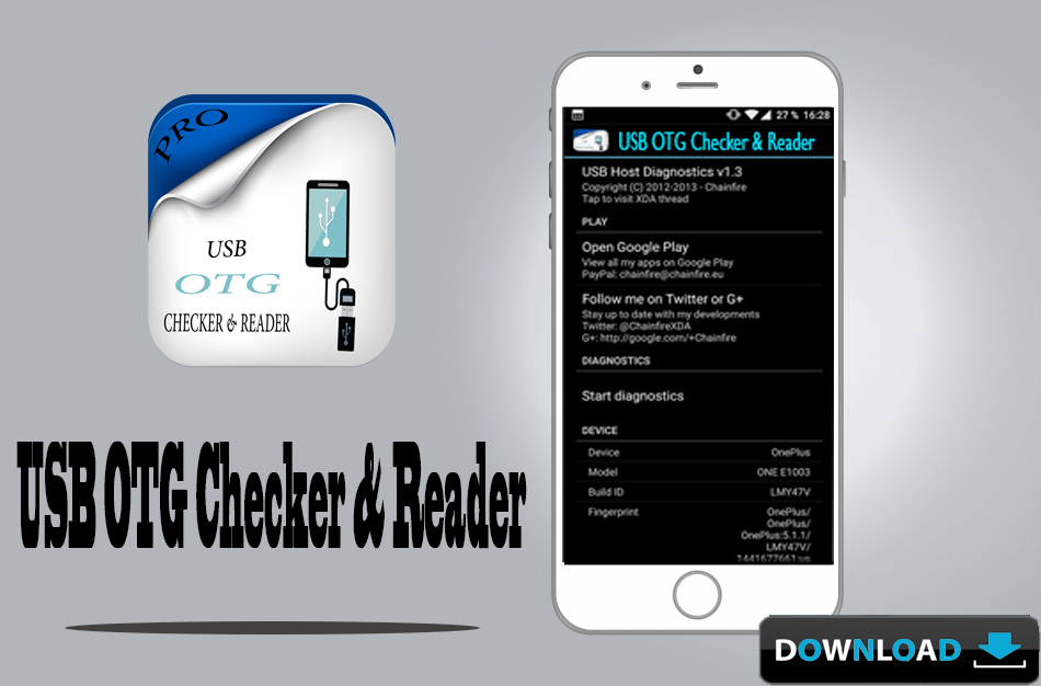 USB OTG Checker & Reader — приложение на Android