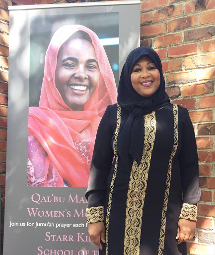 Rabi'a Keeble, the lay leader behind the Qal'bu Maryam Women's Mosque which held its first service on Good Friday, is pictured at the Starr King School for the Ministry in Berkeley, California, U.S. REUTERS/Lisa Fernandez