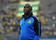 Head coach Pitso Mosimane of Mamelodi Sundowns during 2017 Caf Champions League game between Mamelodi Sundowns and Wydad AC at Lucas Moripe Stadium on 17 September 2017@Aubrey Kgakatsi/BackpagePix