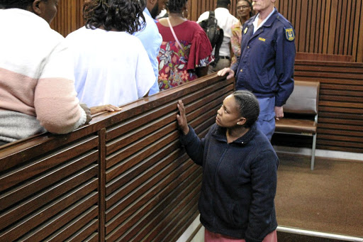 Zinhle Maditla in the Mpumalanga High Court sitting in Middelburg. / MANDLA KHOZA