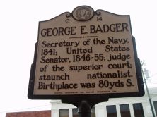 Secretary of the Navy, 1841; United States Senator, 1846-55; judge of the superior court; staunch nationalist. Birthplace was 80 yds S.Plaque via North Carolina Highway Historical Marker Program,...