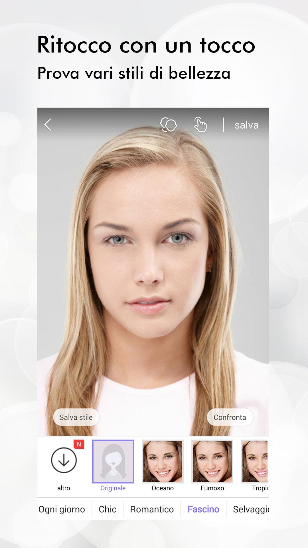 Android application Perfect365 Makeup Photo Editor screenshort