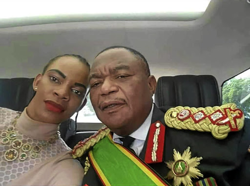 Marry Mubaiwa and Constantino Chiwenga. File photo.