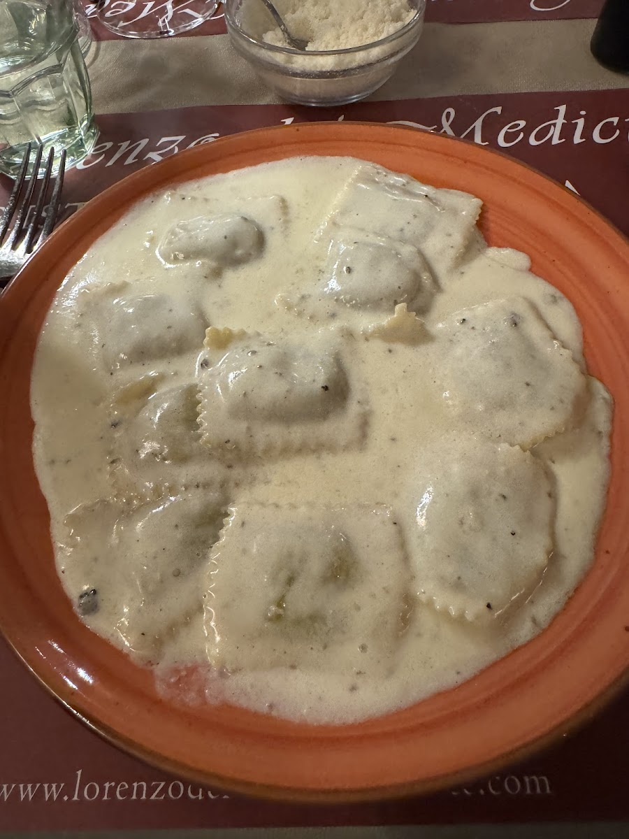 Gf truffle ravioli