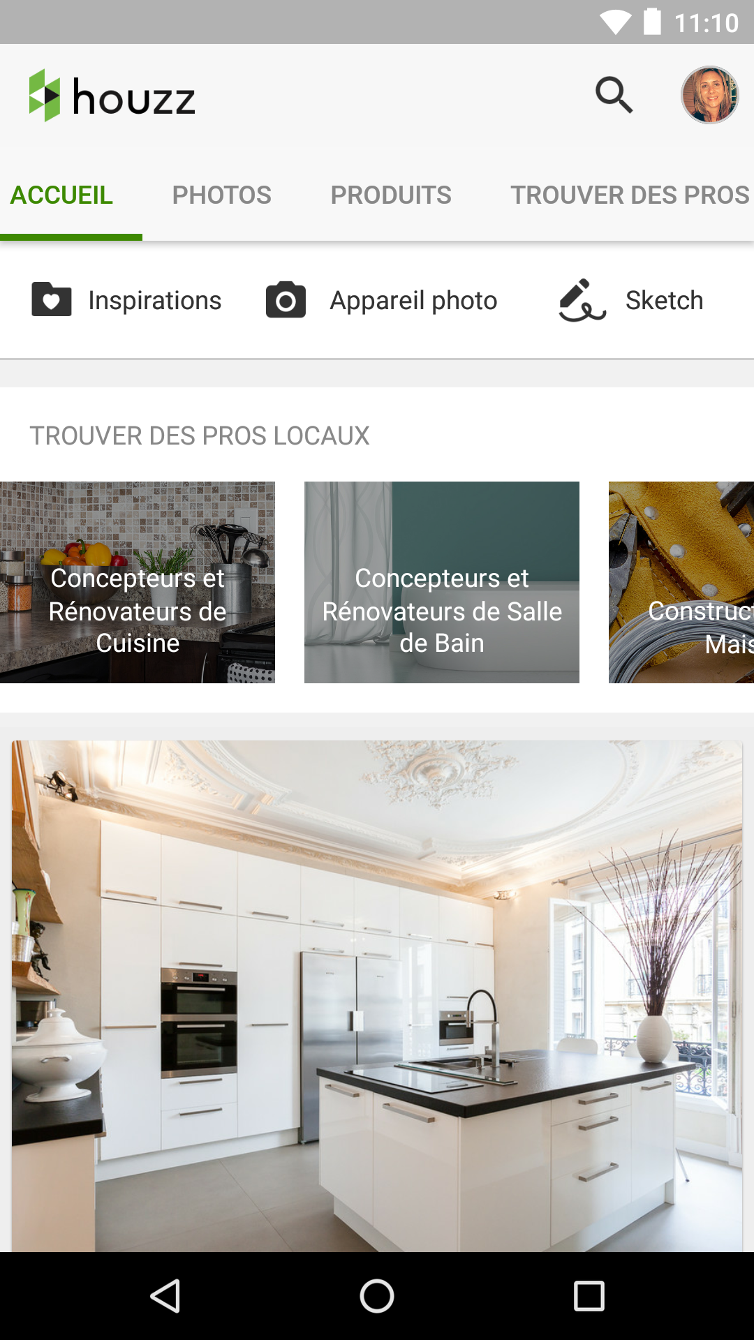 Android application Houzz - Home Design & Remodel screenshort