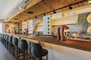 The caviar and champagne bar at Cabo Beach Club.