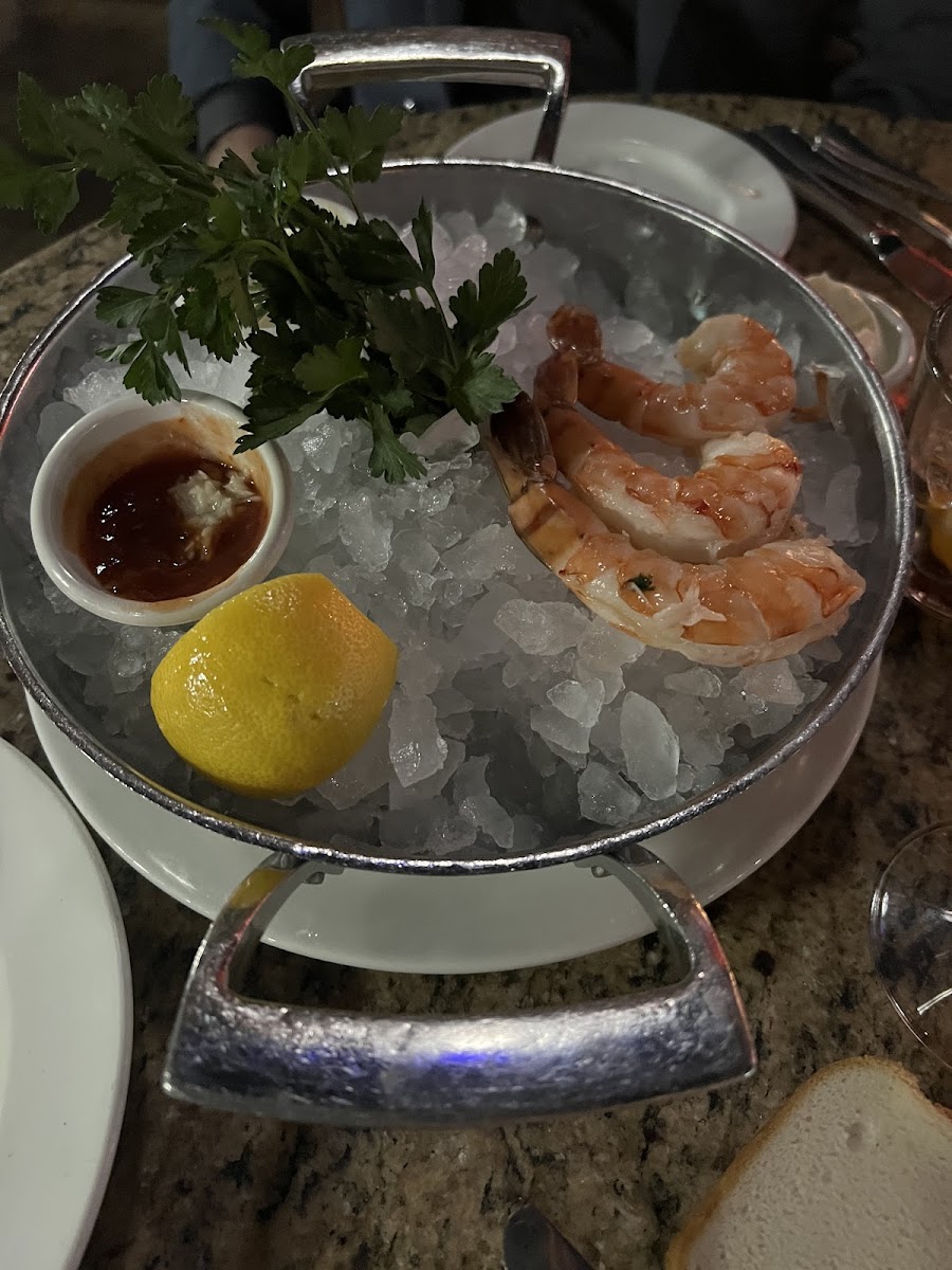 Shrimp cocktail came with 6 but forgot to take a pic before we started