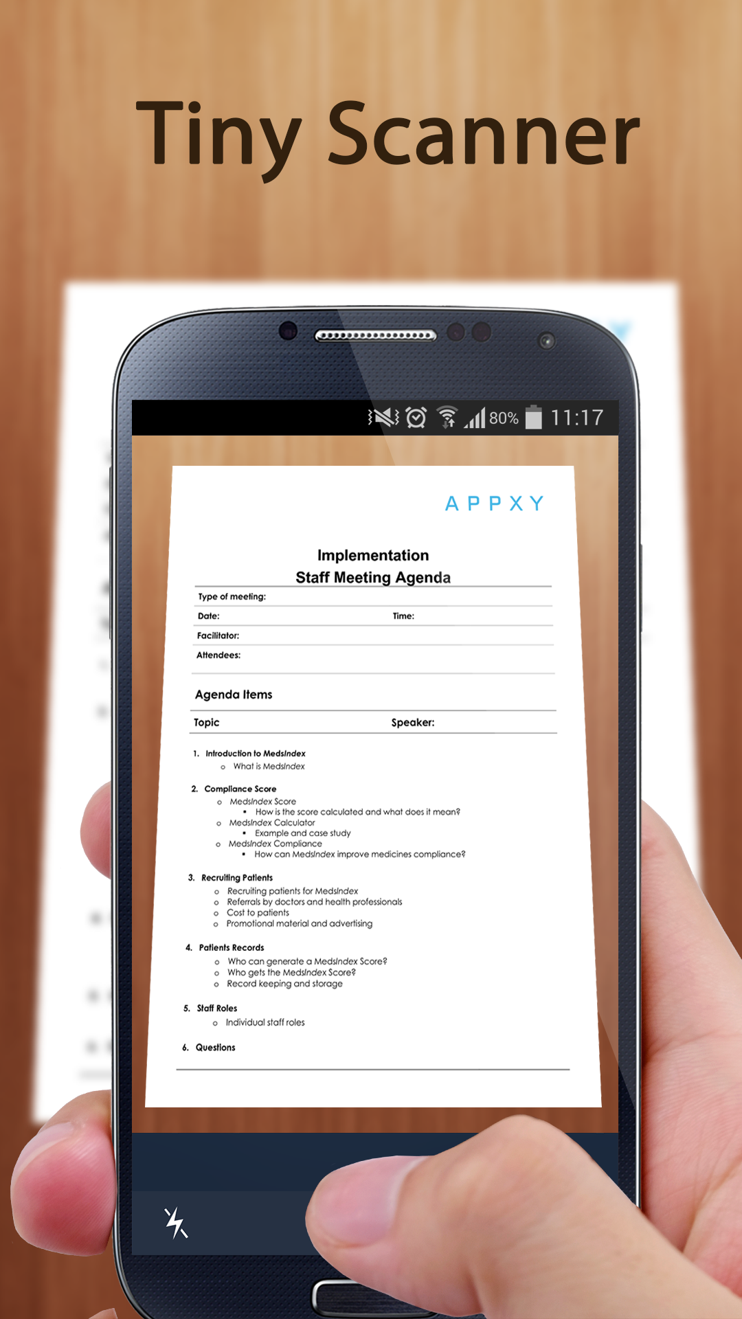 Android application Tiny Scanner - PDF Scanner App screenshort
