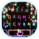 ダウンロード Sparkling Neon Light Keyboard Theme をインストールする 最新 APK ダウンローダ