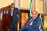 President Cyril Ramaphosa and former president Jacob Zuma.