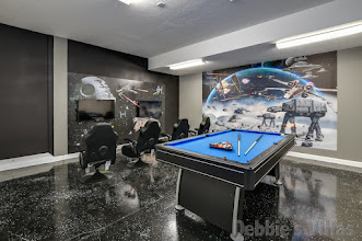 Amazing Star Wars-themed games room in ChampionsGate villa
