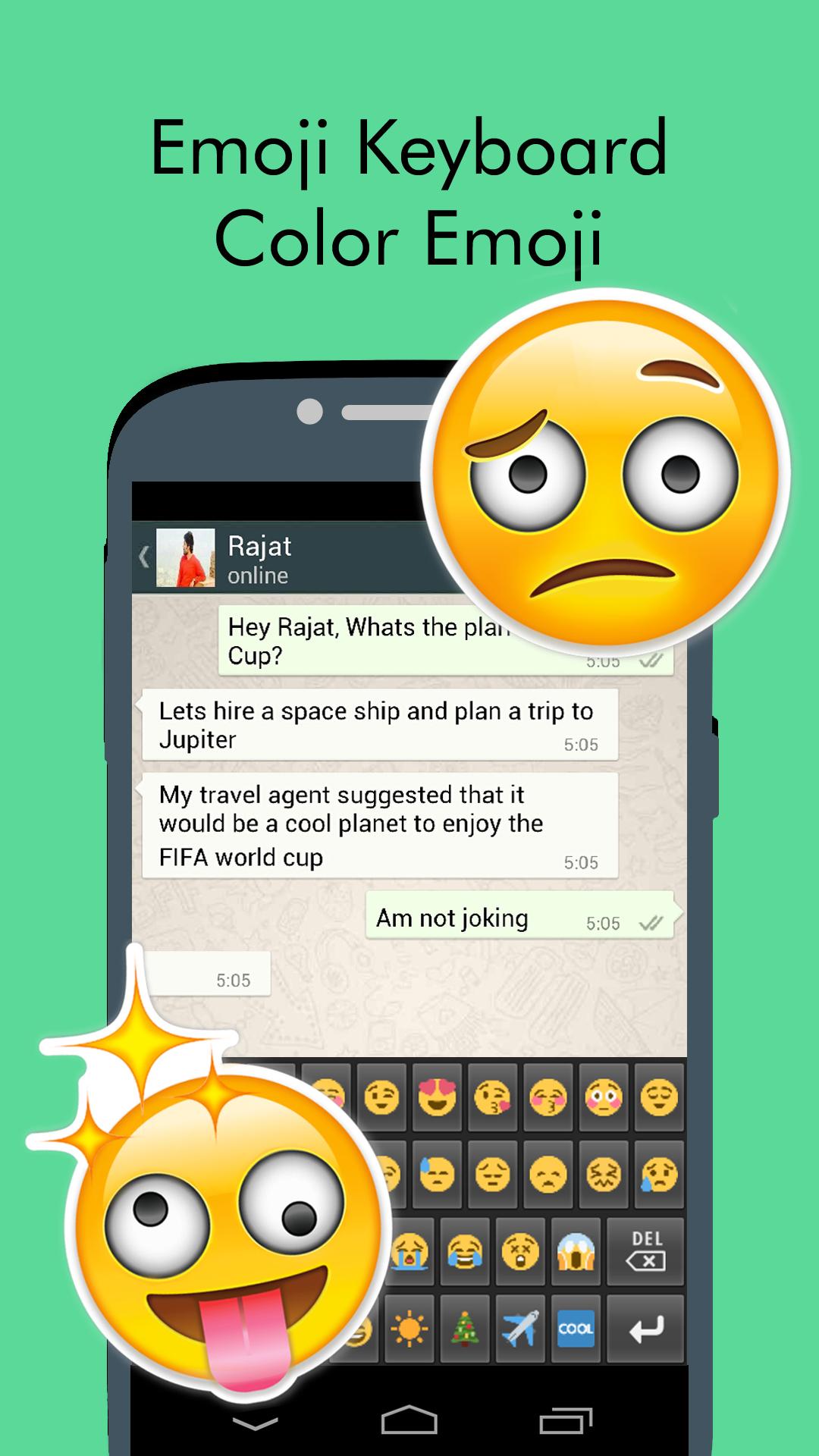 Android application Emoji Keyboard - Color Emoji screenshort