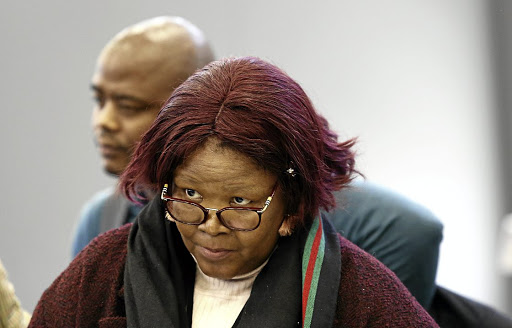 Former ANC MP Vytjie Mentor during the state capture inquiry in Parktown.