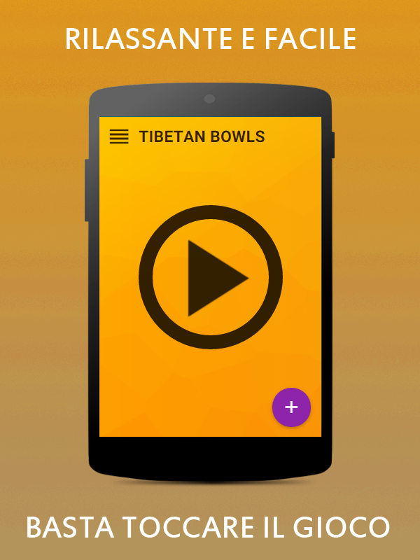 Android application Relaxing with tibetan bowls screenshort