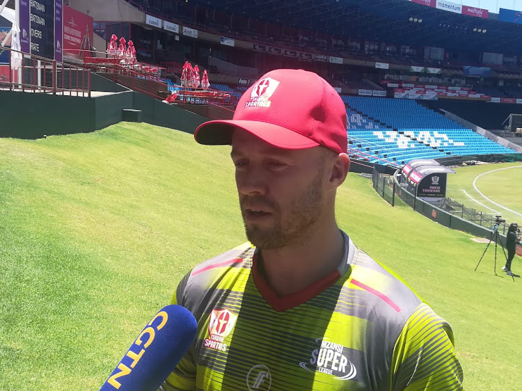 Tshwane Spartans captain AB de Villiers says his team will make changes for the next Mzansi Super League match against leaders Cape Town Blitz at SuperSport Park in Centurion outside Pretoria on Saturday December 1 2018.