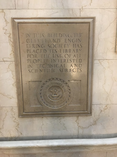 In this building the Cleveland Engineering Society has placed its library for the use of all people interested in technical and scientific subjects   Submitted by Bryan Arnold @nanowhiskers